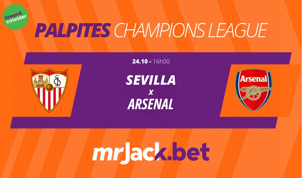 Arsenal x Sevilla: veja onde assistir ao jogo de hoje da Champions