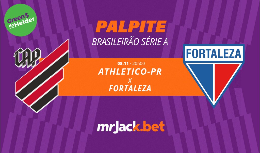 Athletico PR x Fortaleza ao vivo 08/11/2023 - Brasileirão Série A