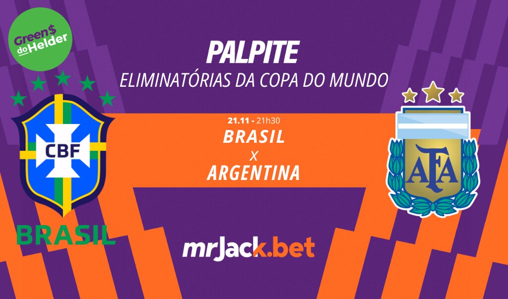 Brasil x Argentina: onde assistir ao jogo das Eliminatórias da Copa