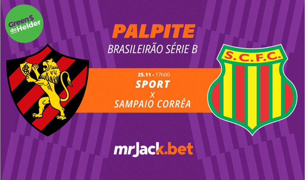 Sport Recife x Sampaio Corrêa: onde assistir ao vivo e o horário do jogo  hoje (25/11) pela Série B, Futebol